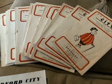 Bradford City home programmes