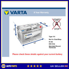 Battery fits VW TOURAN TOUAREG