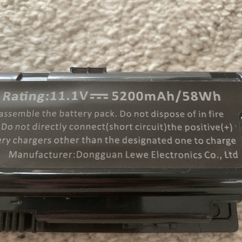 Laptop battery 1v 5200mah - 11.1v,