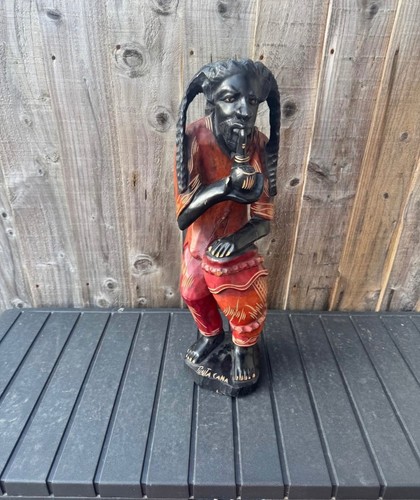 Vintage hand carved wooden - hand,