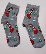 Ladies Christmas 1Pair Novelty Unisex Crew Socks  Holiday Themed Gift UK 6/11