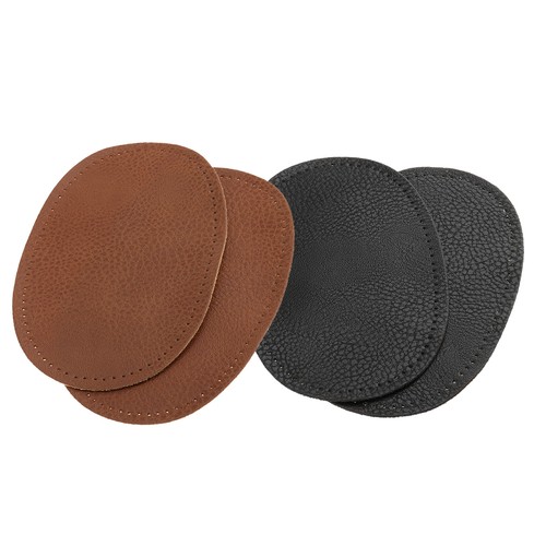 Pairs leather sew on - pairs, oval