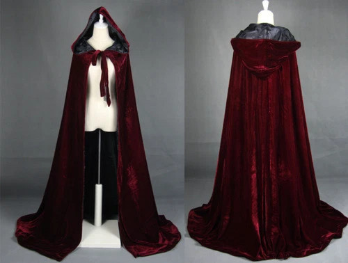 Cloak velvet satin - velvet, &