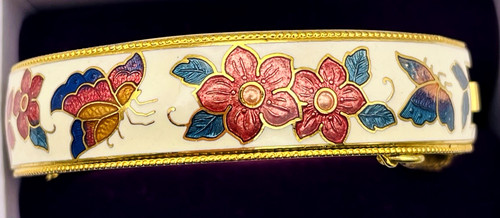 Vintage cloisonne hinged - vintage,