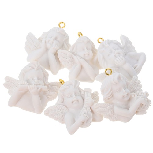 12pcs white resin - white,