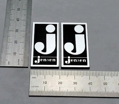 Jensen speaker badge logo - badge,