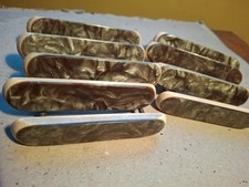 9 X Vintage Cupboard Drawer Door Handles 1960s Plastic 10 X 1.8 Cm