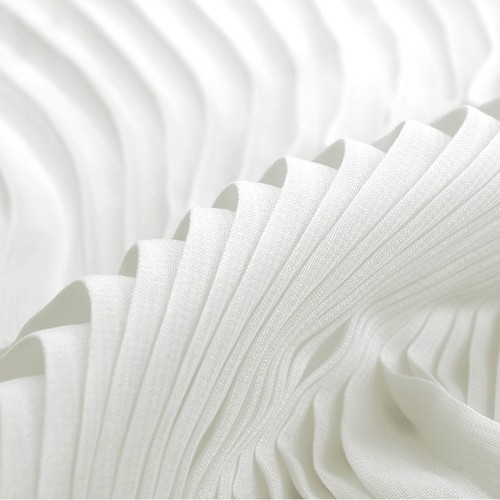 Pleated chiffon fabric - pleated,
