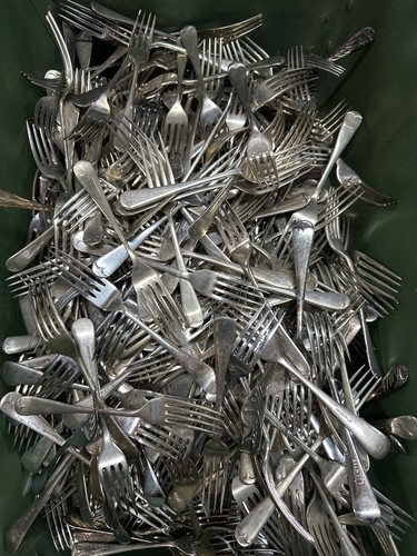Dessert forks silver - dessert, plate