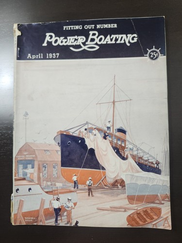 Vintage power boating magazine - vintage,
