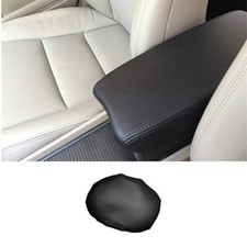 Soft black leather car central - leather,