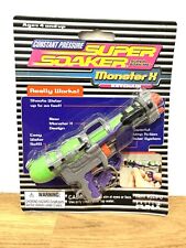 Super Soaker Monster X Pump Action Water Gun Pistol Keychain Keyring Larami 2000