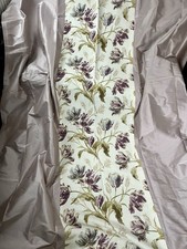 Vintage Laura Ashley Gosford Plum And Silk Panel 95” Long