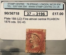 Plate 188 (LD) Fine Almost