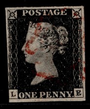 GB QV SG2, 1d black PLATE 4