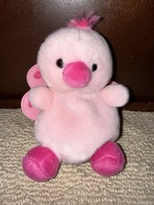 Palm Pals Pink Peacock Stuffed