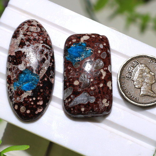 Rare cavansite set - set, •