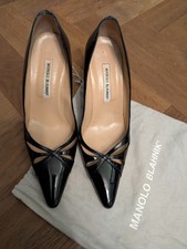Manolo Blahnik Black Stilettos