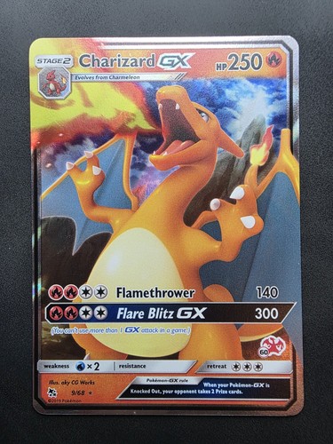 Charizard holo gx rare - 9/68,