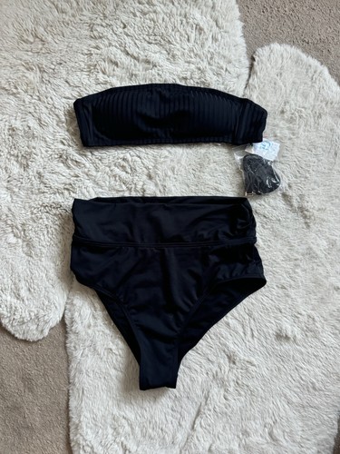 Primark black bandeau - high, leg
