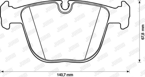 Brake pad set - pad, disc