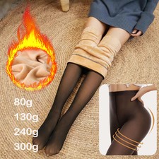 Women Winter Warm Sexy Skin Legs Fleece Pantyhose Long Tights Thermal Stockings