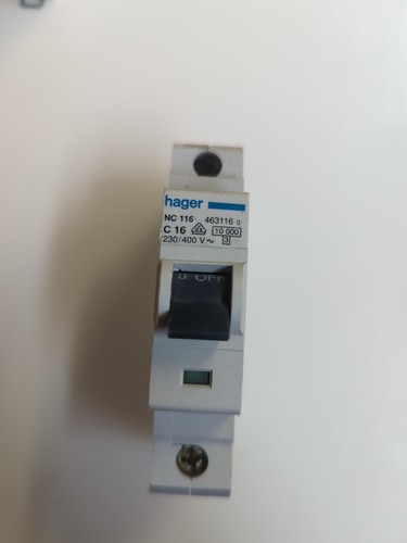 Hager amp curve - c, mcb