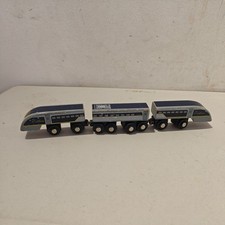 Bigjigs Rail Eurostar Replica Wooden Engine, Wooden Train Set Accessories