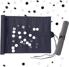 Travel Backgammon Set Roll-up