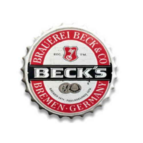 Bottle top wall sign - bottle,