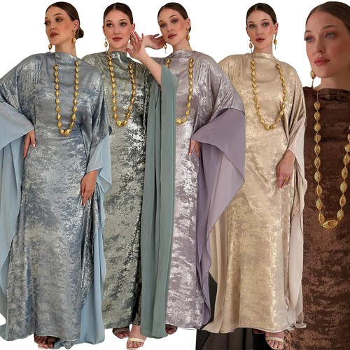 Shiny abaya dubai kaftan - shiny, women
