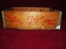 pepsi bottle holder old wooden