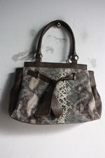 Casa Di Borse Womens Snakeskin