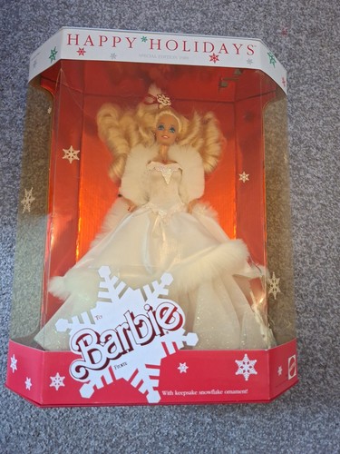 Vintage happy holidays barbie - vintage,