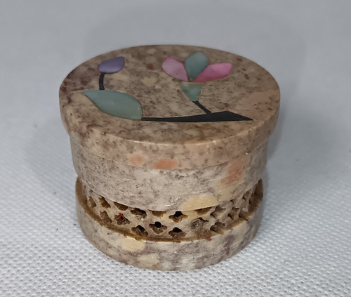 Hand carved soapstone - hand-carved, trinket