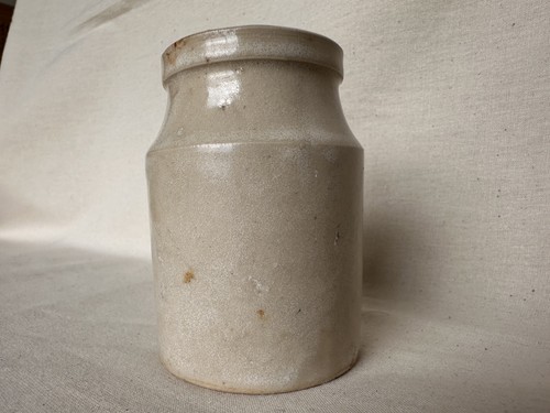 Antique stoneware bottle jar - stoneware,