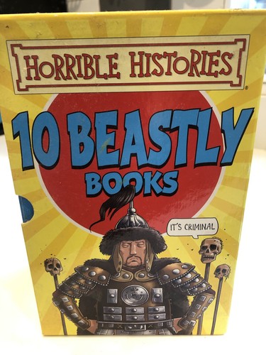 Horrible histories book set - horrible,