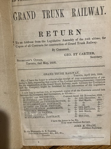 1856 grand trunk - grand, railway