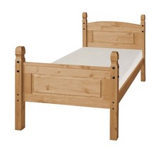 Corona Bed Frame 3ft Single High End Bedroom Solid Pine by Mercers Furniture®