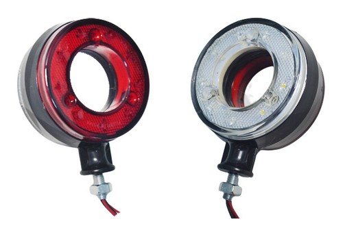 24v red white led side - led,