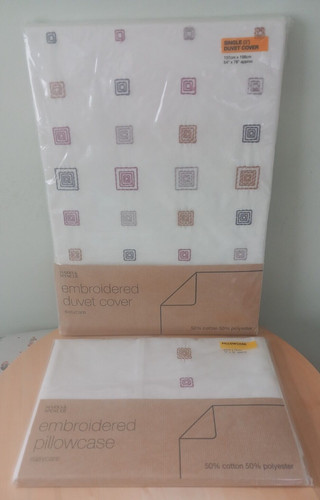 Duvet cover set single - set,