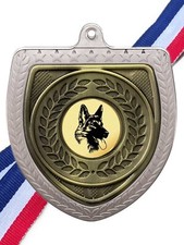 Alsatian Dog Head Award 87mm