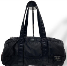 Porter Yoshida & Co tanker DUFFLE BAG Black Mini Boston Bag used japan