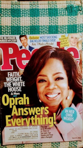 People magazine oprah - oprah, answers