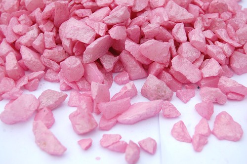 Pink silk quartz glass - pink,