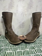 Handmade Brown Leather Biker