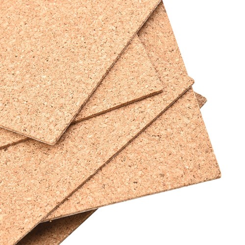 Plain square cork coaster - plain,