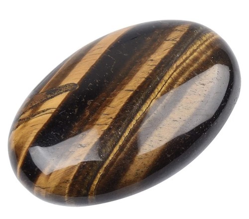 Natural rare tiger eye - natural, palm