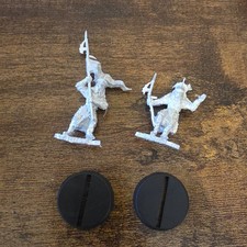 Warhammer Easterling Command Captain & Banner - Metal, MESBG Games Workshop LOTR