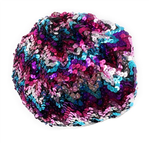 Rainbow sequin elastic - sequin,